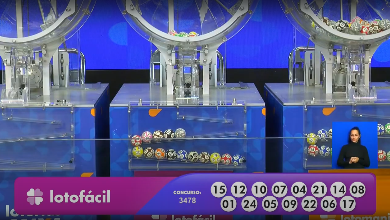 Resultado Lotofácil 3478