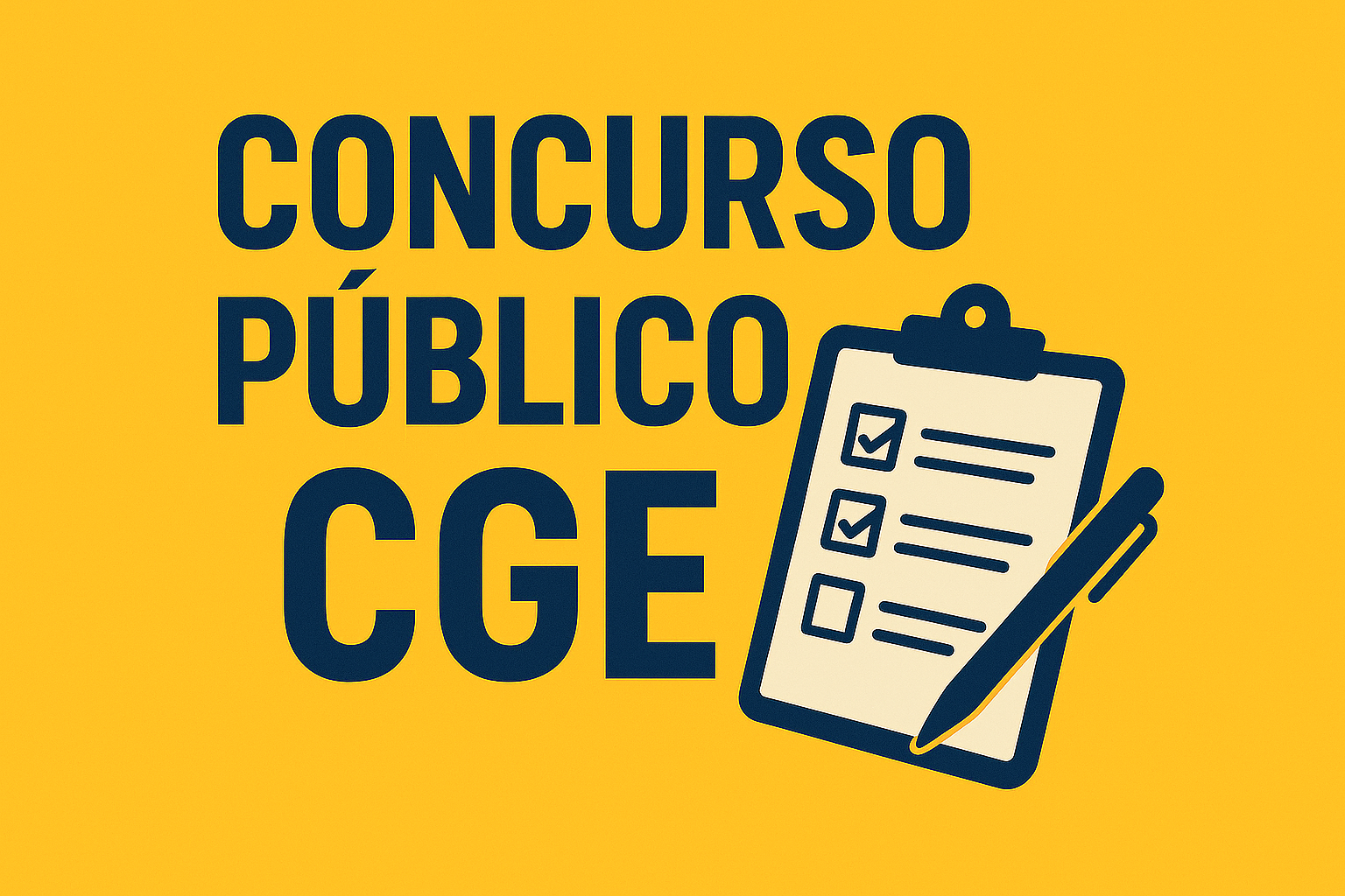 Concurso Público CGE-SP 2025