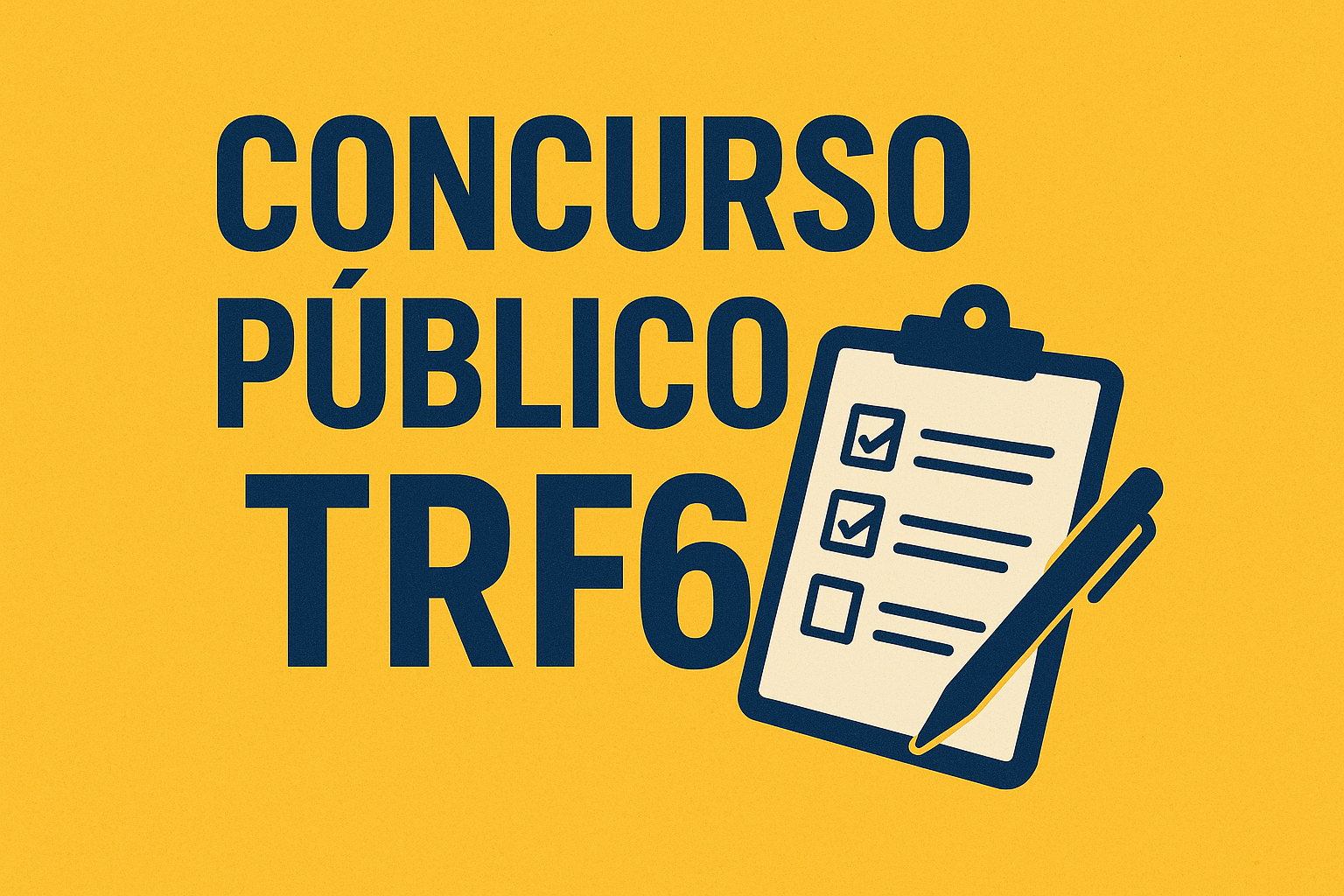 Concurso Público TRF6: 28 Vagas para Juiz Federal Substituto