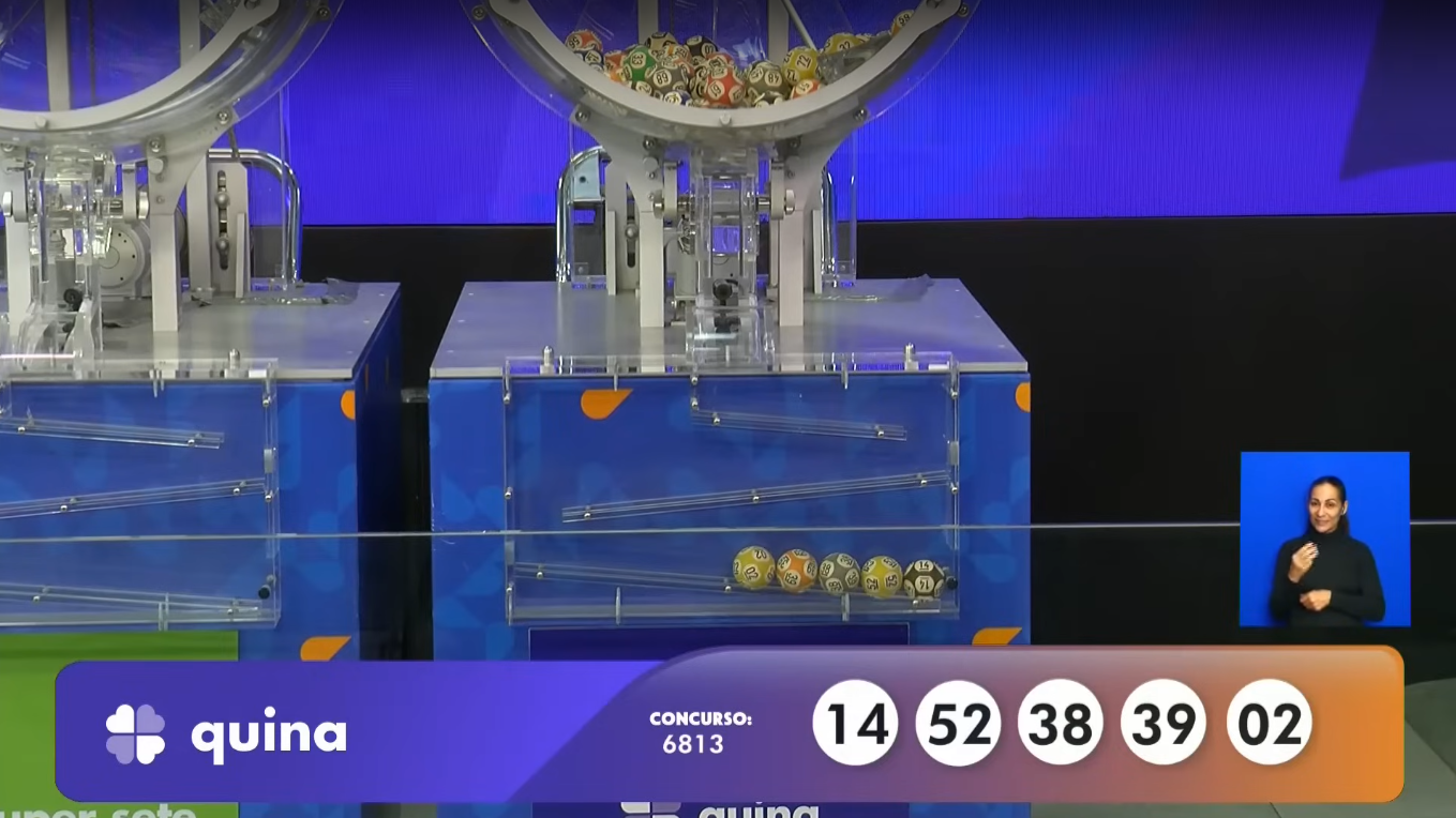 Quina 6813: Acumulou e prêmio sobre para R$ 3,5 milhões